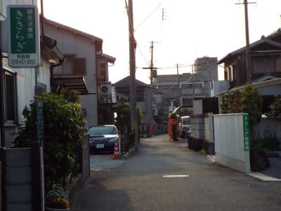 東側から,加古川市の鍼灸治療院きさらぎの第２駐車場, 